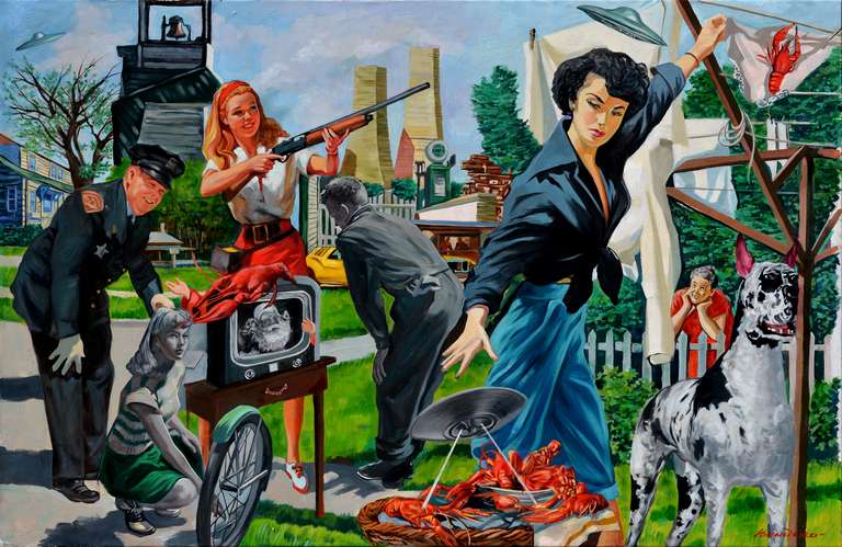 «Інцидент в Оклахомі» — полотно, олія  (80x120см) 2015