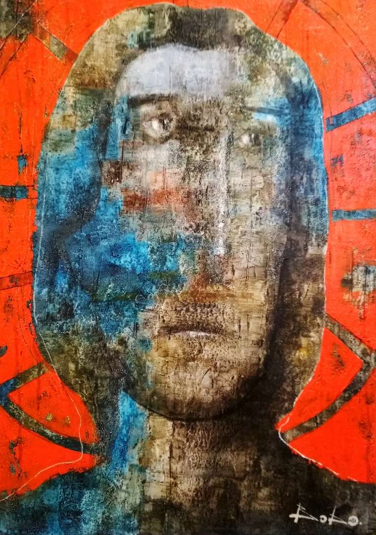 «Апостол» — полотно, акрил  (100x70см) 2018