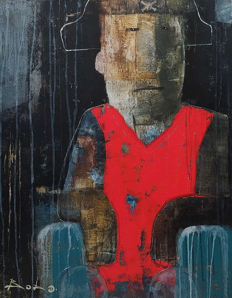 «Пірат» — полотно, акрил  (90x70см) 2018
