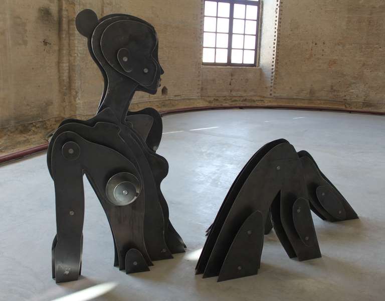 «Цикл - Феміни» — чорний метал (h-250см) 2013
