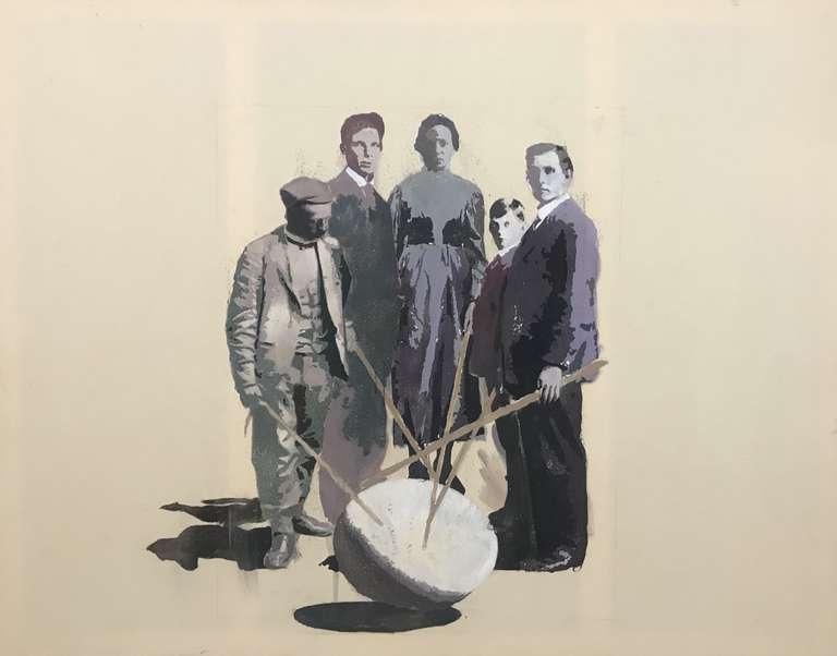«Шкаралупа» — полотно, акрил (140х180см) 2019