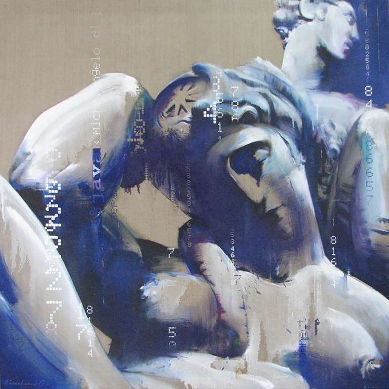 «Ніч» — полотно, олія  (150х150см) 2018