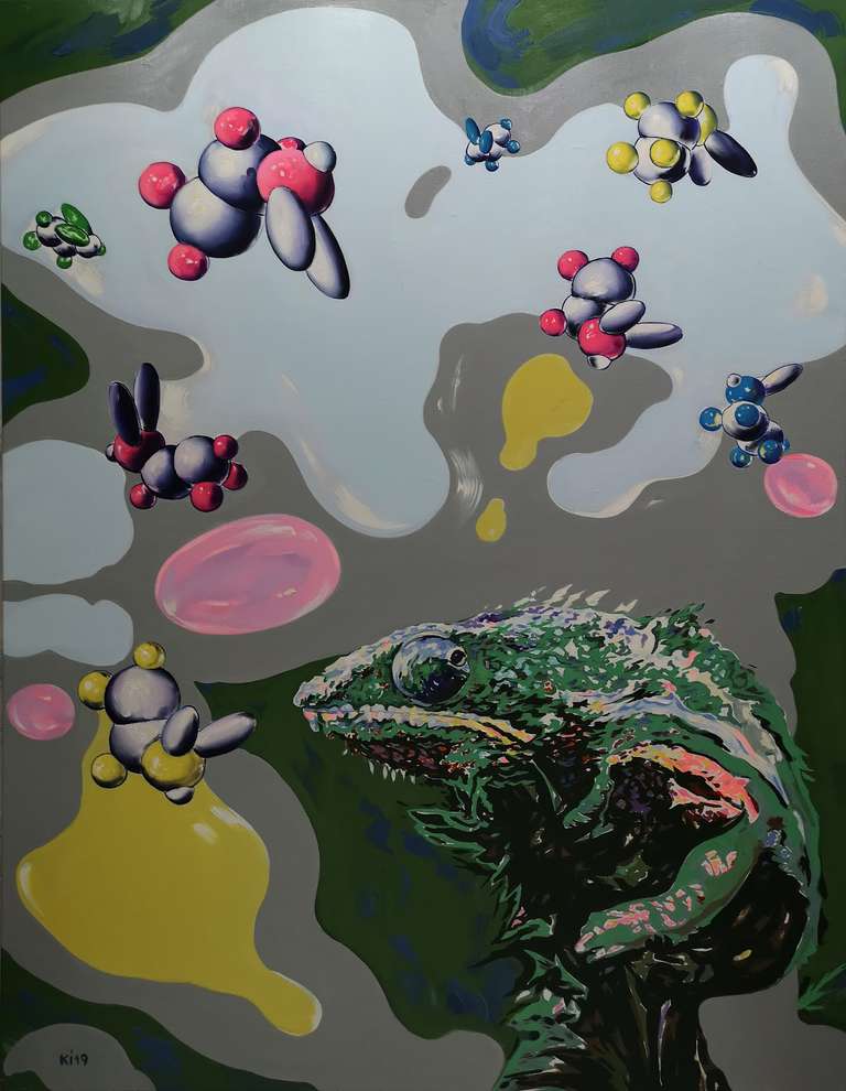 Гібридні сни, Полотно, олія, 170х130см, 2019
